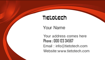 Abstract Business Card